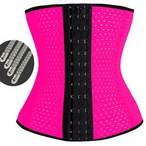 Pink Shapewear for women Body Shaper Tummy Control Waist Trainer Corset